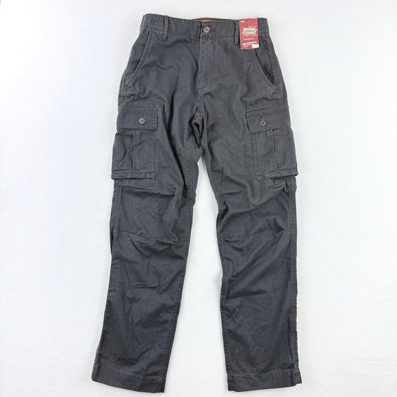 ARIZONA JEANS Cargo Pants Straight Fit Nos Size 29x32 Mens Gray‎ New - Picture 1 of 10